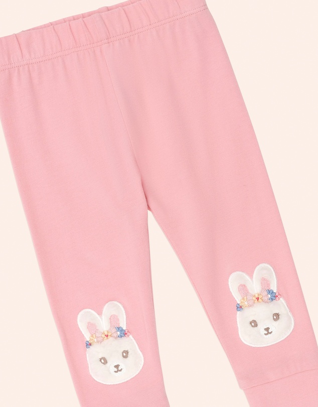 Huxbaby - Flower Field Bunny Leggings - Babies-Kids
