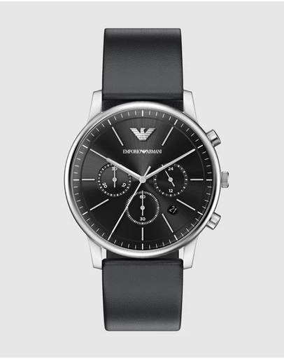Emporio Armani - Black Chronograph Watch