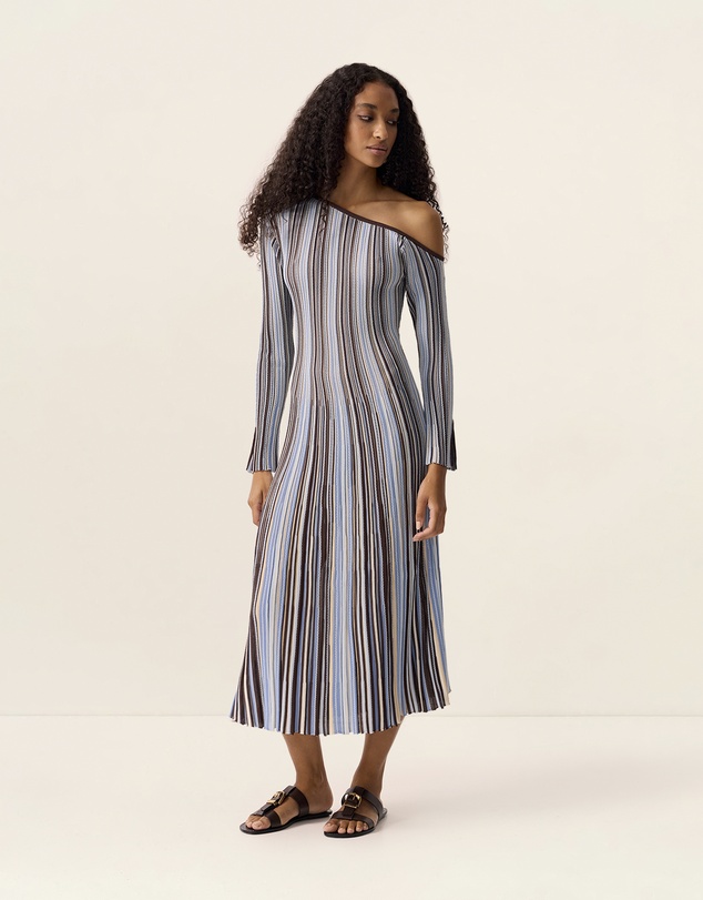 MOS The Label - Selva Knit Off Shoulder Dress