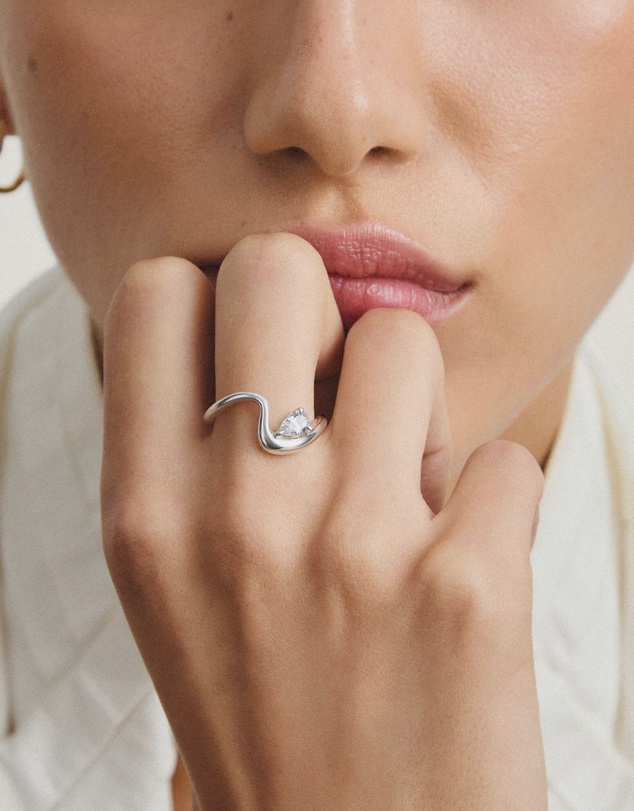 THOMAS SABO - THOMAS SABO Ring with zirconia in teardrop shape