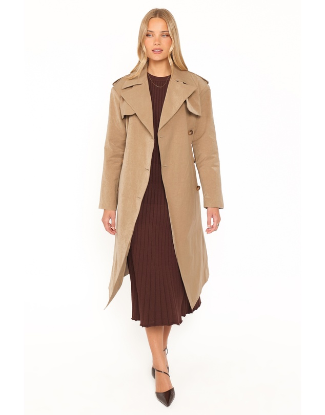 Petal & Pup - Hilda Structured Trench - Khaki