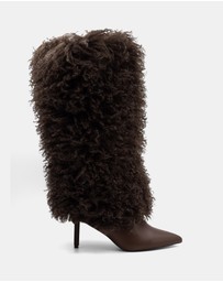 Therapy - Rival Furry Stiletto Boots