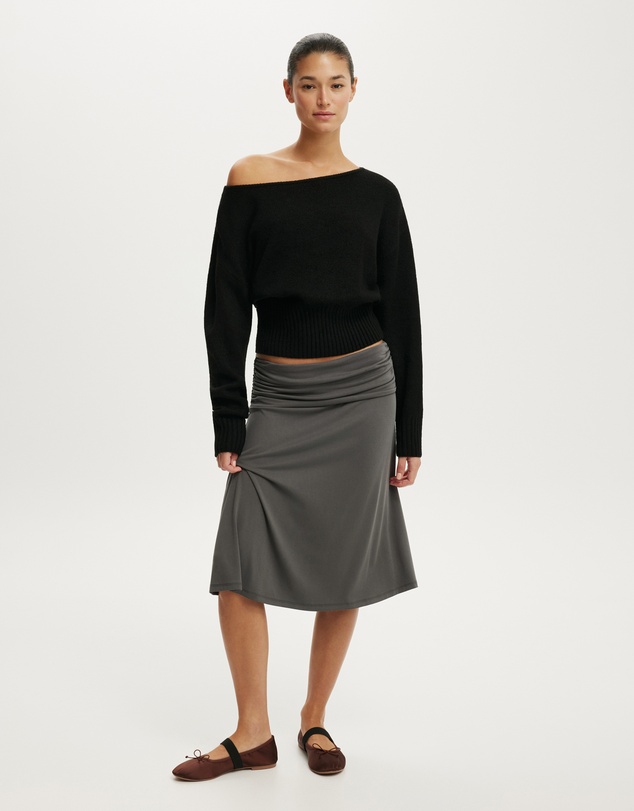 Cotton On - Softest Luxe Off Shoulder Knit Top