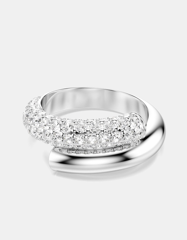 Swarovski - Dextera Ring, White, Rhodium-Plated
