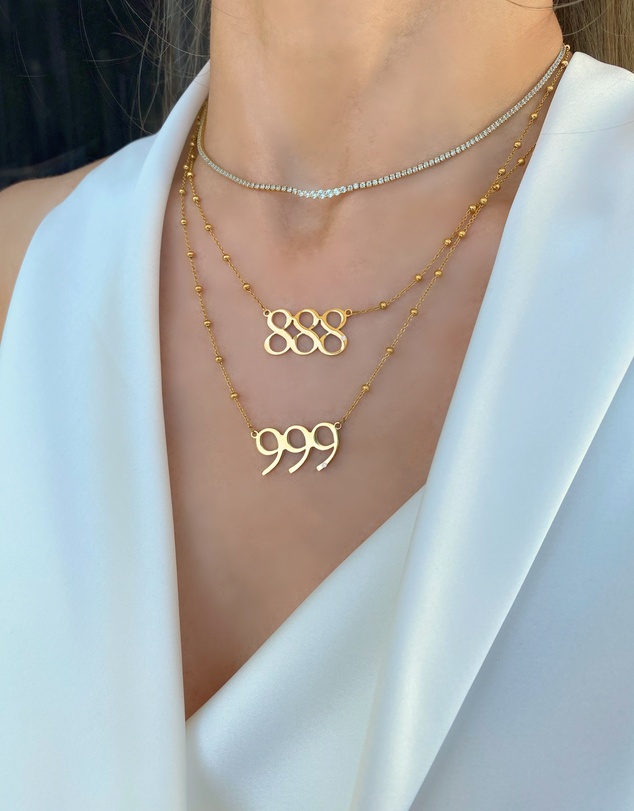 Jackie Mack - Triumph Necklace Angel Number 999