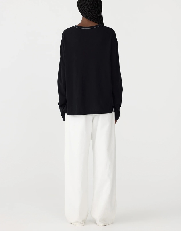 Bassike - Boyfriend Heritage Long Sleeve T-Shirt
