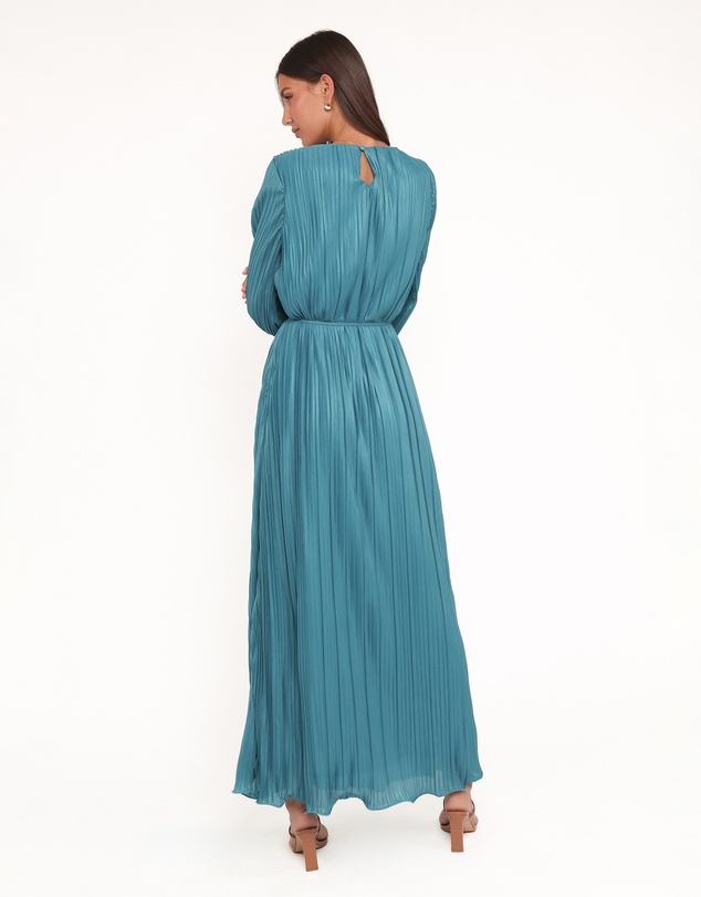 Petal & Pup - Armena Long Sleeve Maxi Dress - Teal