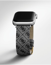 GUESS - Guess Apple Band - Quattro G Charcoal Leather 38/40/41mm