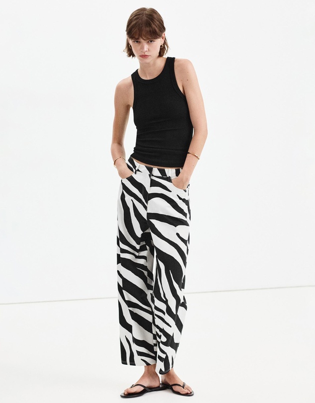 M.N.G - High-Waisted Balloon Trousers