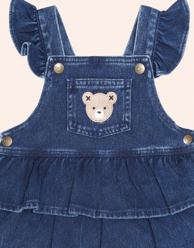 Huxbaby - Dreamy Denim Pinafore - Babies-Kids