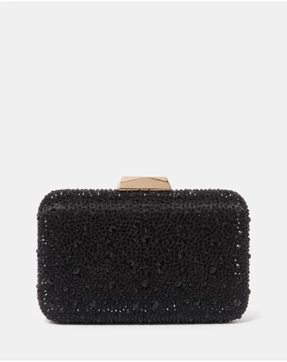 Forever New - Signature Francesca Sparkle Hardcase Clutch