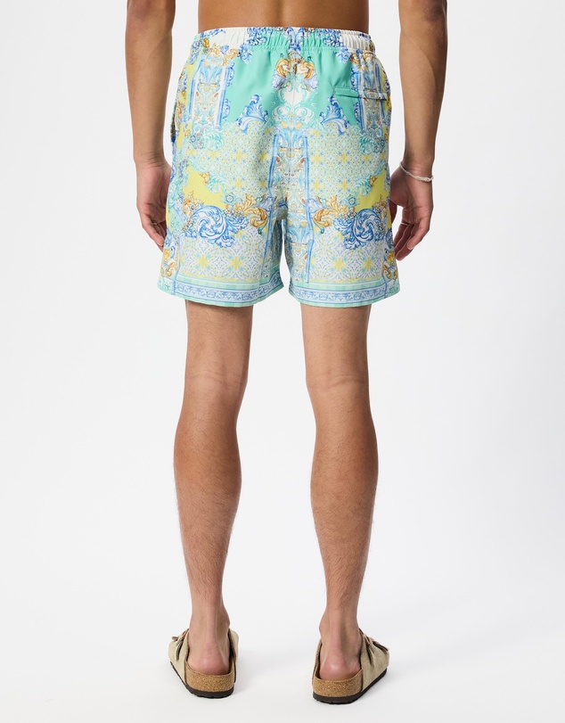 Camilla - Mid Length Boardshort With Elastic Waist