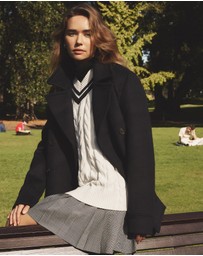 Country Road - V-neck Cable Knit