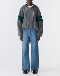 Bassike - Wool Zip Up Jacket