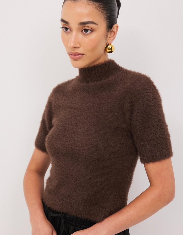 Calli - Rae Turtleneck Knit Tee