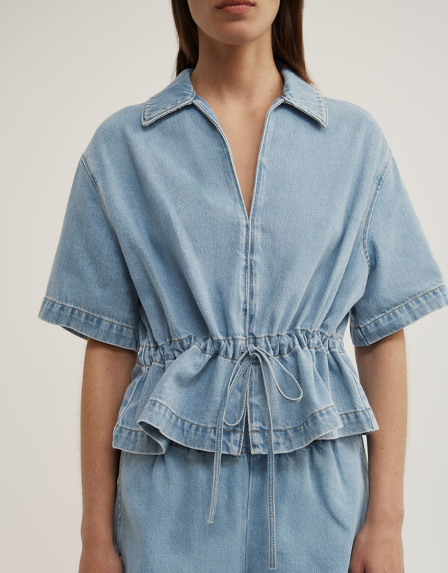 Witchery - Bow Denim Shirt