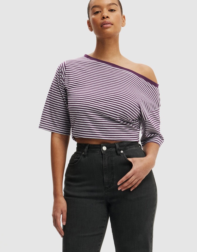 Cotton On - Curvy Stretch Wide Jeans