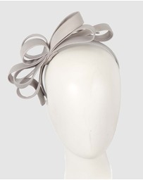 Max Alexander - Large Satin Bow Racing Fascinator