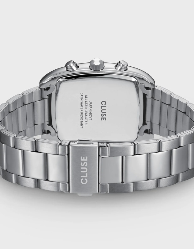 Cluse - Quartaut Chrono Blue/Silver Link