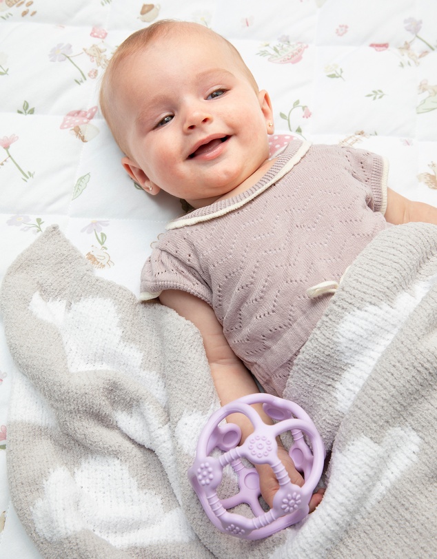 Playground - Silicone Teething Ball - Light Purple