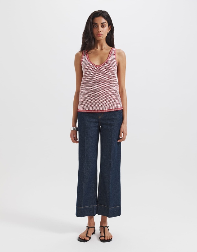 SABA - Dalia Woven Knit Tank