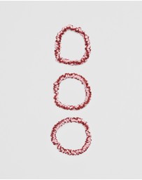 Country Road - Small Silk Scrunchie Pack Of 3