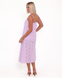 Petal & Pup - Narcissa Strapless Maxi Dress - Lilac