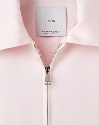 M.N.G - Satin Jacket With Zip