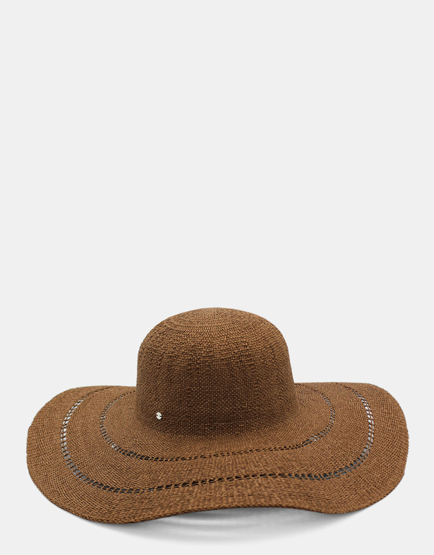 Morgan & Taylor - Blaise Woven Straw Sun Hat in Brown