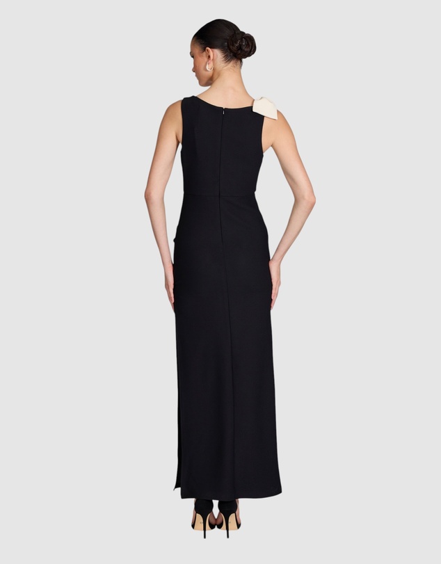 Romance by Honey and Beau - Gisella Bow Shoulder Detail Dress