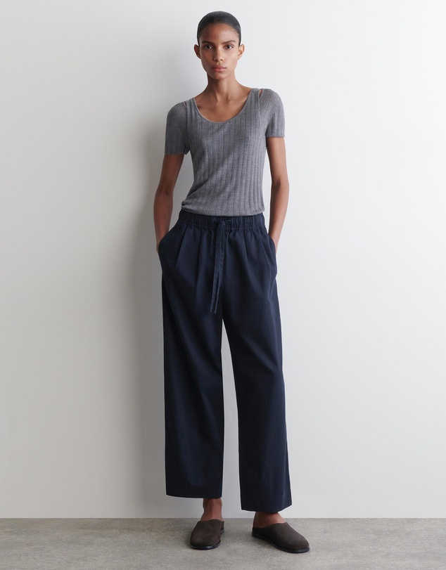 COS - Cotton Tapered Drawstring Trousers