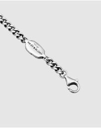 Haze & Glory - ICONIC EXCLUSIVE - Bracelet Curb Chain Palm Basic in 925 Sterling Silver