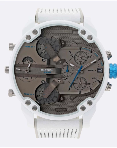 Diesel - Mr. Daddy 2.0 White Analogue Watch
