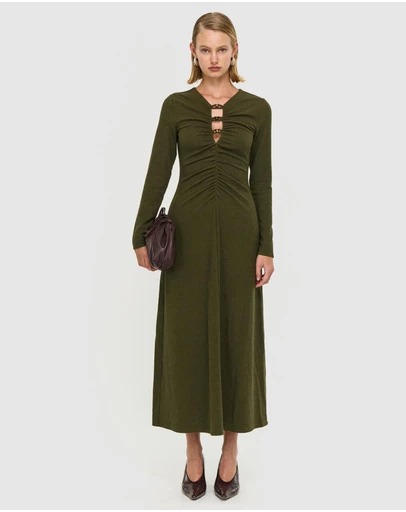 Staple the Label - Farrah Rib Midi Dress