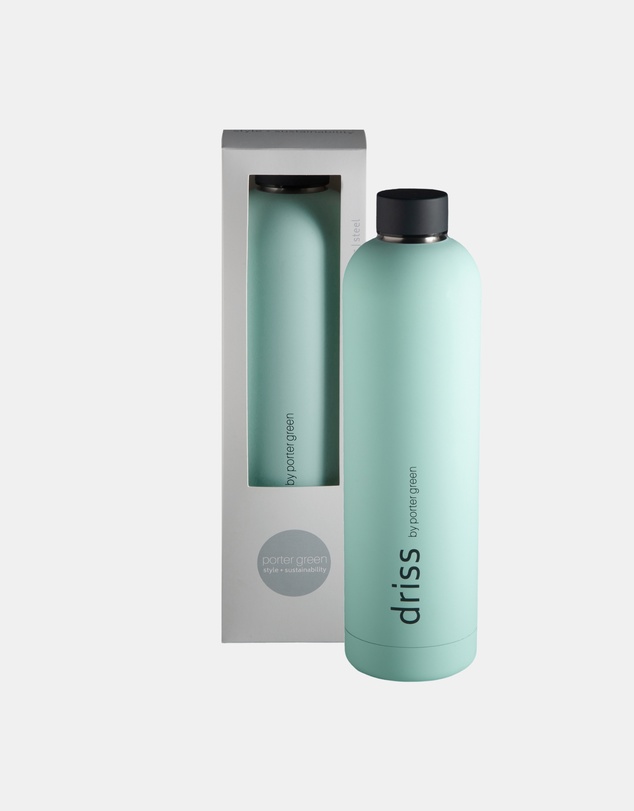 porter green - driss insulated stainless steel water bottle