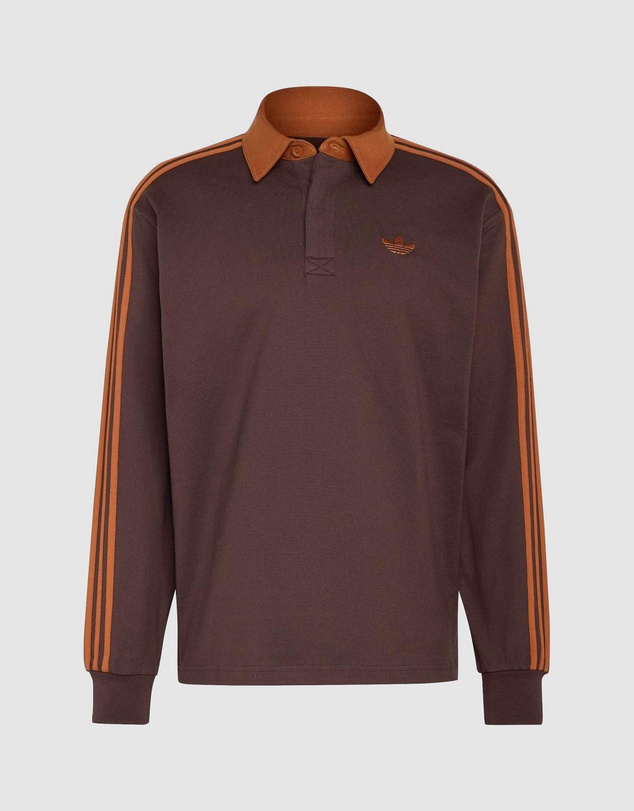 adidas Originals - 3-Stripes Rugby Long Sleeve Polo