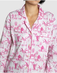 Sant And Abel - Women's Skydog Pink Night Shirt