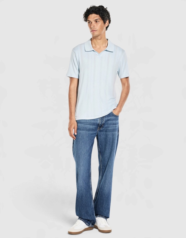 GUESS - Andro Rib Knit Polo Shirt