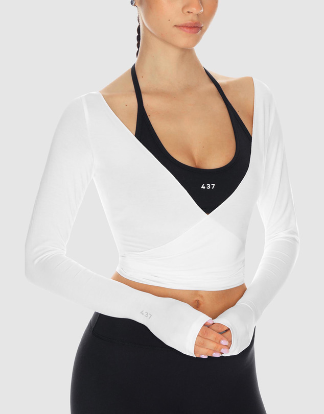 437 - The Ballet Wrap Top