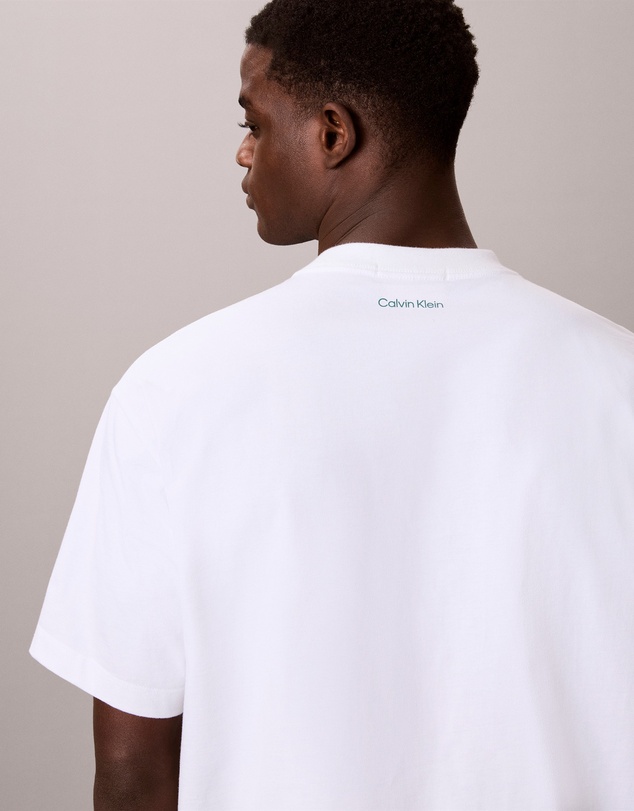 Calvin Klein Jeans - Palm Leaf Logo Graphic Relaxed T-Shirt