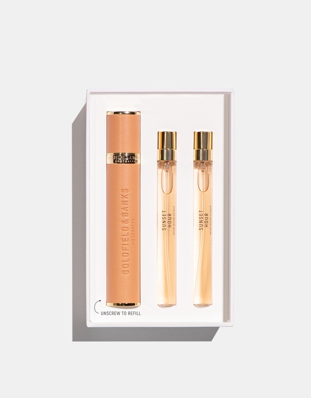 Goldfield & Banks - Sunset Hour 10ml - Travel Spray Duo Refillable Set