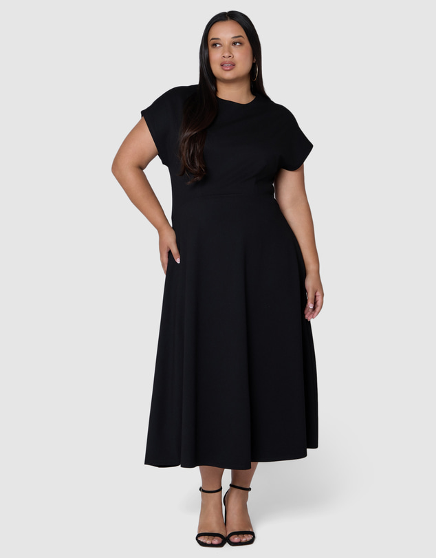 Pink Dusk by Curve Project - Surrender Midi Dress