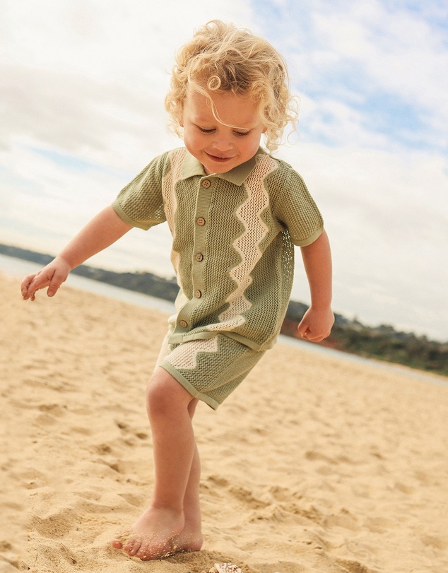 Kynd Baby - Knit Shirt in Sage
