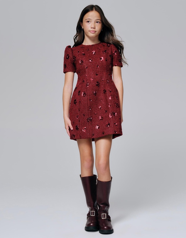 Bardot Junior - Evianna Boucle Mini Dress - Kids-Teens