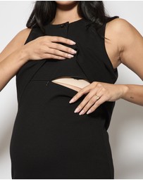 Soon Maternity - Isla Soft Rib Feeding Dress