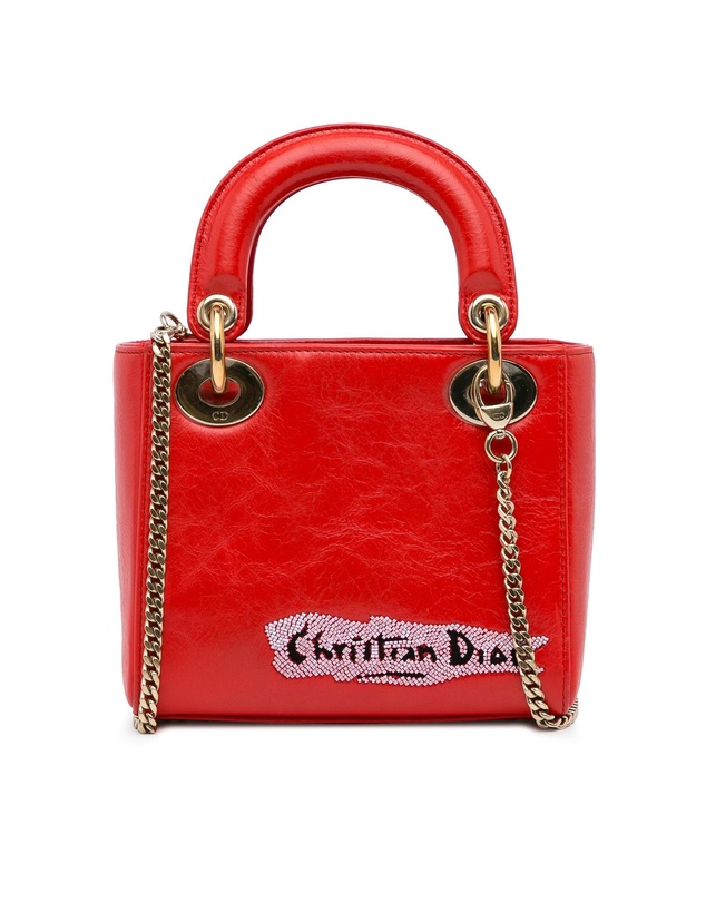 Pre-Loved by Azura Reborn - Pre-Loved dior Lady Dior Mini Bag Embroide