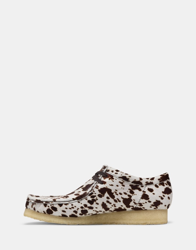 Clarks Originals - Wallabee (M) Brown Cow Print