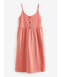 NEXT - Button Down Cotton Cami Summer Dress