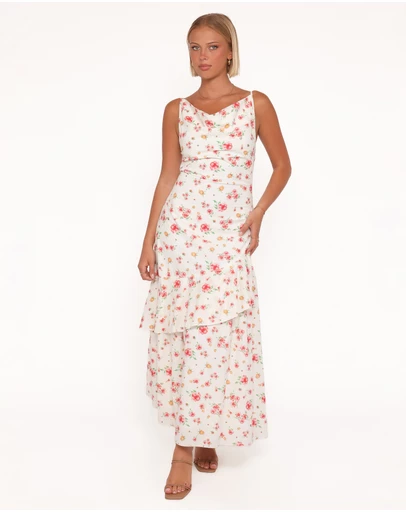 Petal & Pup - Jessamine Maxi Dress - Ivory Floral