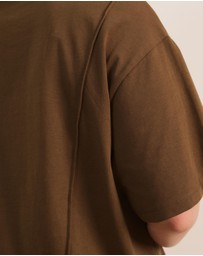 Atmos&Here Curvy - SS Cotton Boxy T-Shirt